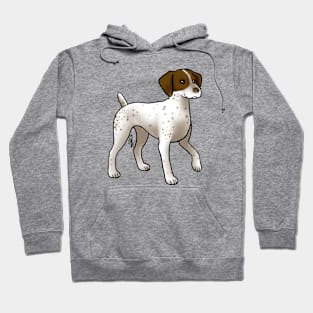 Dog - German Shorthaired Pointer - Liver White Ticked Hoodie